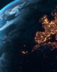 Planet Earth At Night – City Lights of Europe Glowing In The Dark