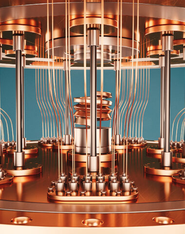 quantum computer close up