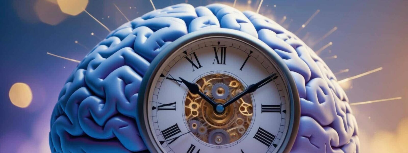 Understanding obsessive compulsive disorder through the connection between time and mental processes represented by a brain and clock