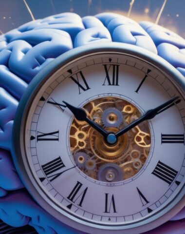 Understanding obsessive compulsive disorder through the connection between time and mental processes represented by a brain and clock